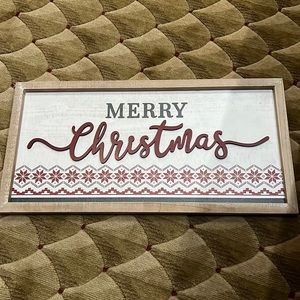 Merry Christmas sign